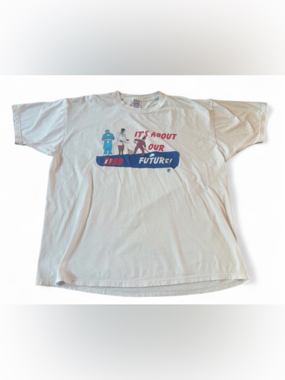 Jerzees Vintage ILGWU AFL-CIO 1199 Healthcare Labor Union Workers T-Shirt Tee
